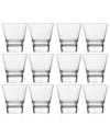 Fortessa Chez Bistro Everyday 12oz Stackable Glasses (set Of 12) In Clear