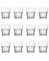 Fortessa Chez Bistro Everyday 12oz Stackable Glasses (set Of 12) In Transparent