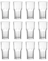 Fortessa Chez Bistro Everyday 16oz Stackable Glasses (set Of 12) In Clear
