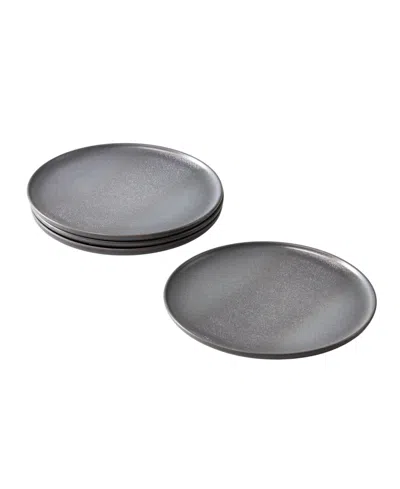 Fortessa Cloud Terre Iceland Coupe Dinner Plates, Set Of 4 In Gray