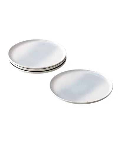 Fortessa Cloud Terre Iceland Coupe Dinner Plates, Set Of 4 In White