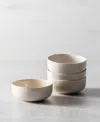 Fortessa Cloud Terre No. 3 Soup Bowls, Set Of 4 In Sand