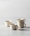 Fortessa Cloud Terre No.3 Espesso Cups, Set Of 4 In Sand
