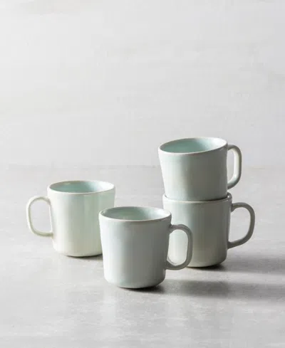Fortessa Cloud Terre No.3 Mugs, Set Of 4 In Cypress