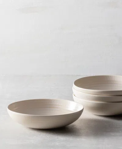 Fortessa Cloud Terre No.3 Pasta Bowls, Set Of 4 In Sand