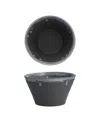 Fortessa Cloud Terre Serving Bowl In Charcoal