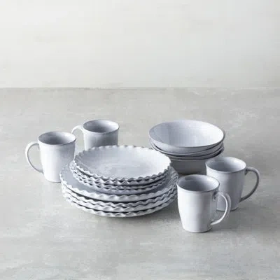 Fortessa Complements Stoneware, 16 Piece Dinnerware Set (service For 4), White