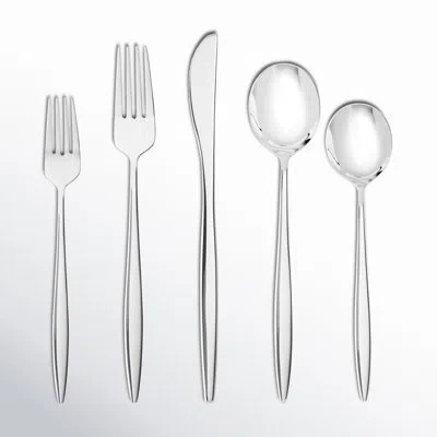 Fortessa Constantin 18/10 Stainless Steel 20 Piece Flatware Set (service For 4), Silver