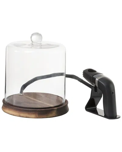 FORTESSA FORTESSA CRAFTHOUSE SMOKE CLOCHE WITH SMOKER & CHIPS