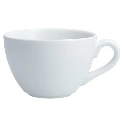 Fortessa D&v Bistro Coffee Cup 7oz (set Of 24) In White