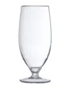 Fortessa D&v Outside Set Of 6 Water/beer Glasses In Transparent