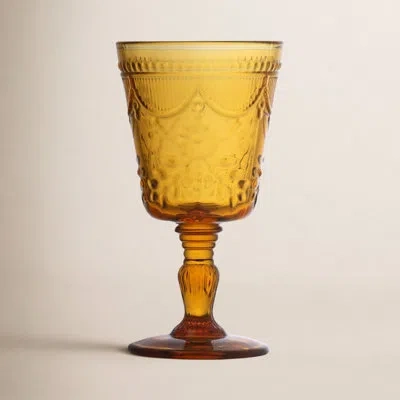 Fortessa Debutante  Glass Goblet, 10 Oz. In Amber