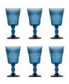 Fortessa Debutante 6-piece Goblet Set In Cornflower