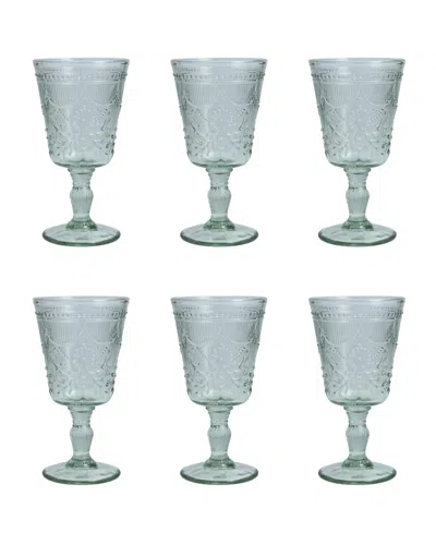 Fortessa Debutante Goblets, Set Of 6 In Sage