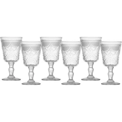 Fortessa Debutante Set Of 6 Goblet Glasses In Transparent
