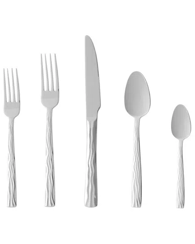 Fortessa Dorada 18/10 Stainless Steel 20pc Flatware Set In Silver