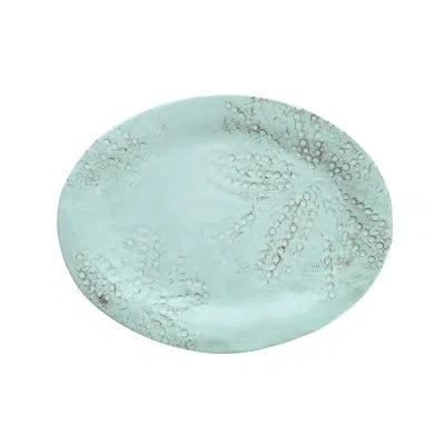 Fortessa Eddie Oval Melamine Platter In Mint Green