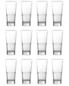 Fortessa Elixir Everyday Stackable Glasses (set Of 12) In Transparent