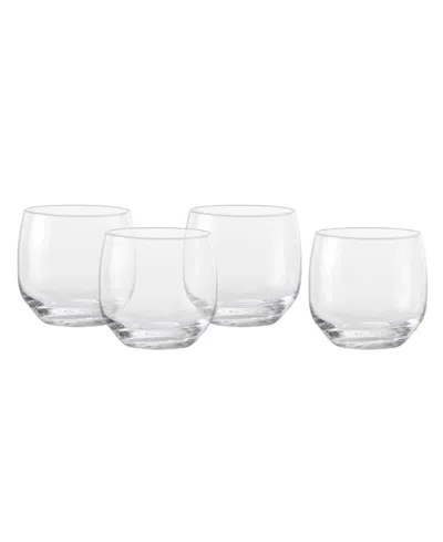Fortessa Estiva Double Old-fashioned Glasses, Set Of 4 In Transparent