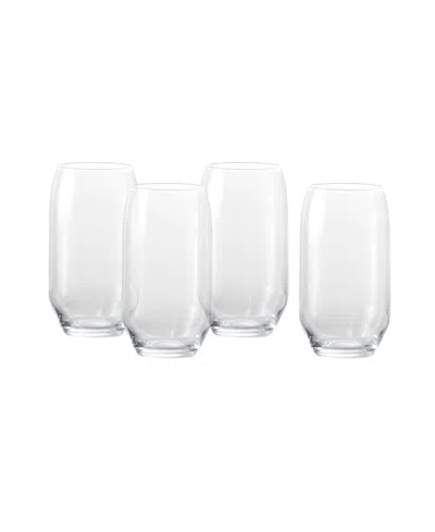Fortessa Estiva Highball Sparkling Cocktail Glasses, Set Of 4 In Transparent