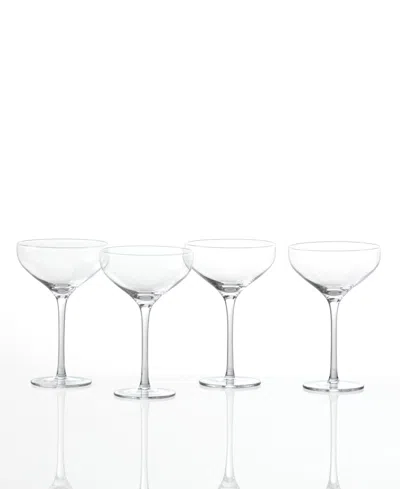 Fortessa Gala Coupe Cocktail Glasses, Set Of 4 In Transparent