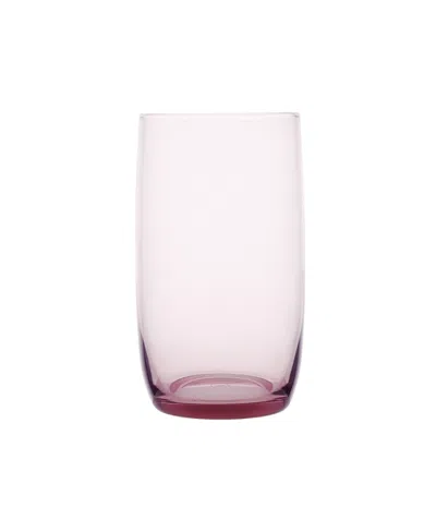 Fortessa Gala Ice Beverage Glasses, Set Of 4 In Pink