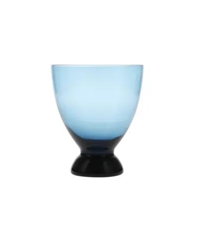 Fortessa Gala Lowball Cocktail Glasses, Set Of 4 In Cornflower