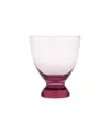 Fortessa Gala Lowball Cocktail Glasses, Set Of 4 In Pink