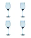 Fortessa Gala Universal Wine Glasses, Set Of 4 In Cornflower