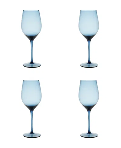Fortessa Gala Universal Wine Glasses, Set Of 4 In Blue