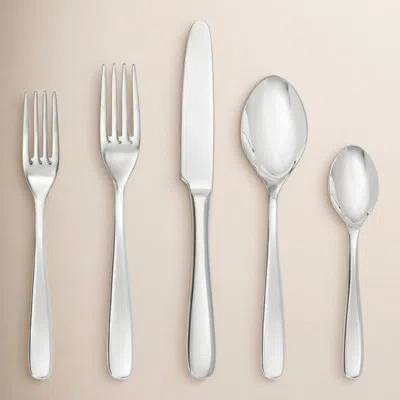 Fortessa Grand City 18/10 Stainless Steel 20 Piece Flatware Set (service For 4), Silver