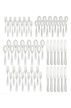 Fortessa Grand City 60-piece Flatware Set In Silver