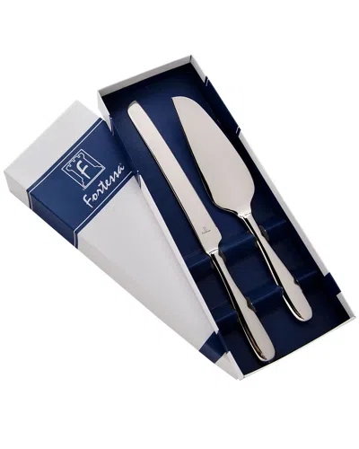 Fortessa Grand City Serrated Cake Server/knife Boxed