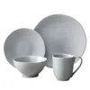 Fortessa Heirloom 16 Pc Dinnerware Set In Gray