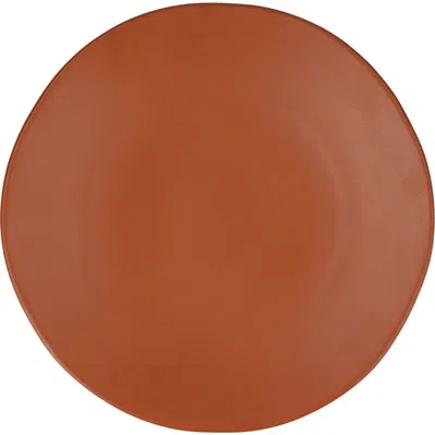 Fortessa Heirloom Set Of 4 Ceramic Salad Plates In Terracotta