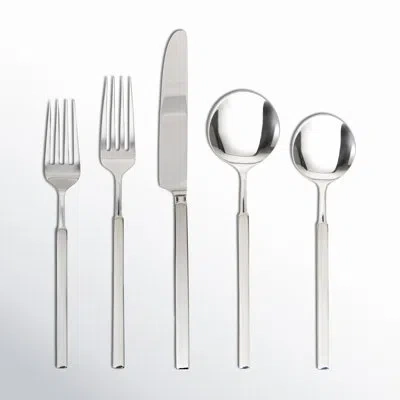 Fortessa Jaxson 20 Piece 18/10 Stainless Steel Flatware Set, Service For 4
