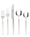 Fortessa Jaxson Brushed 20-piece Flatware Set, Service For 4 In Sliver