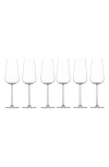 Fortessa Journey Set Of 6 White Wine Glasses In Clear