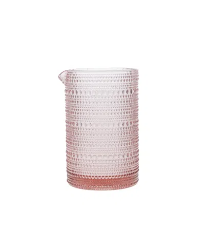 Fortessa Jupiter 25 oz Mixing Glass In Pink