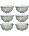 Fortessa Jupiter 6pc Cereal Bowls In Transparent