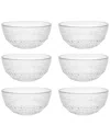 Fortessa Jupiter 6pc Cereal Bowls In Transparent