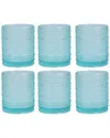 Fortessa Jupiter 6pc Old Fashioned Glasses In Blue