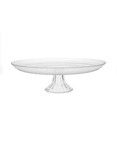 Fortessa Jupiter Cornflower Cake Stand In Clear