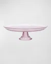 Fortessa Jupiter Cornflower Cake Stand In Pink
