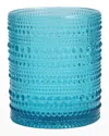 Fortessa Jupiter Set Of 6 Double Old Fashioned Glasses In Aqua Blue