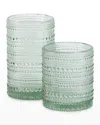 Fortessa Jupiter Dof Glass, 10oz., Set Of 6 In Green