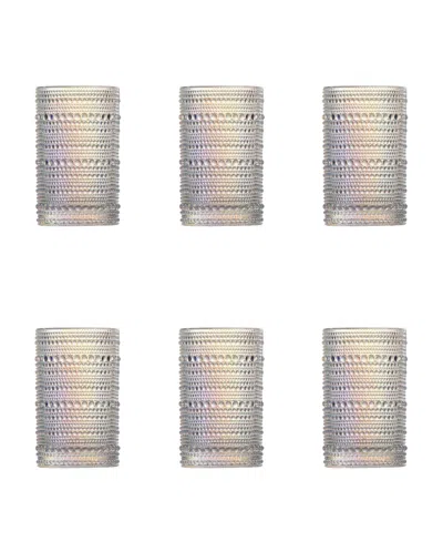 Fortessa Jupiter Ice Beverage Glasses, Set Of 6 In Iridescent