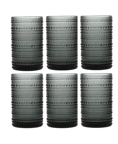 Fortessa Jupiter Ice Beverage Glasses, Set Of 6 In Storm