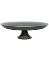 Fortessa Jupiter Large Glass Cake Stand In Storm