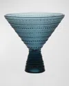 Fortessa Jupiter Set Of 4 Martini Glasses In Blue